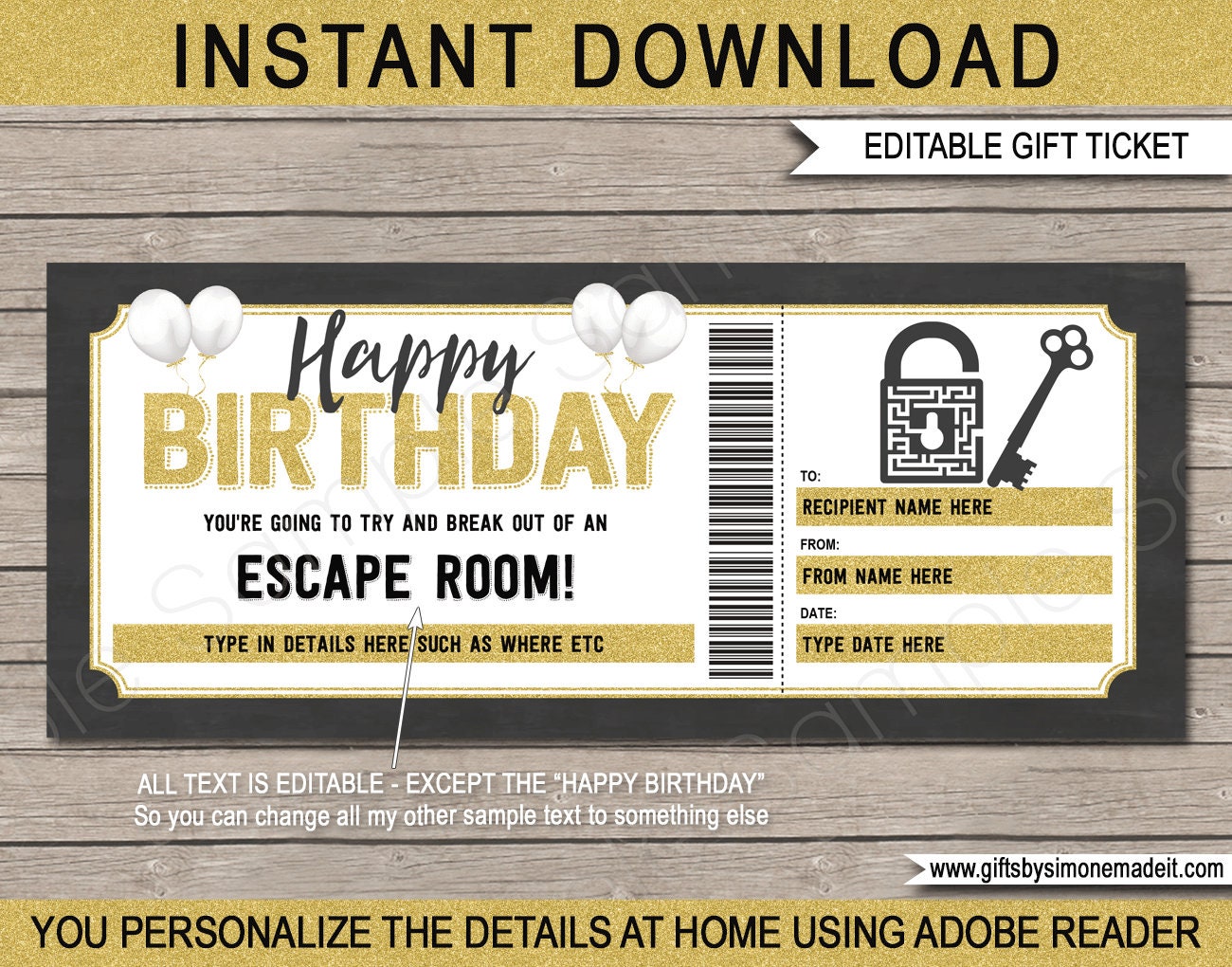 Templates gratuitos de escape room