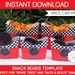 Stephanie Levan reviewed Race Car Party Snack Boxes Template - INSTANT DOWNLOAD - PDF digital file - Race Car Birthday Party Printables