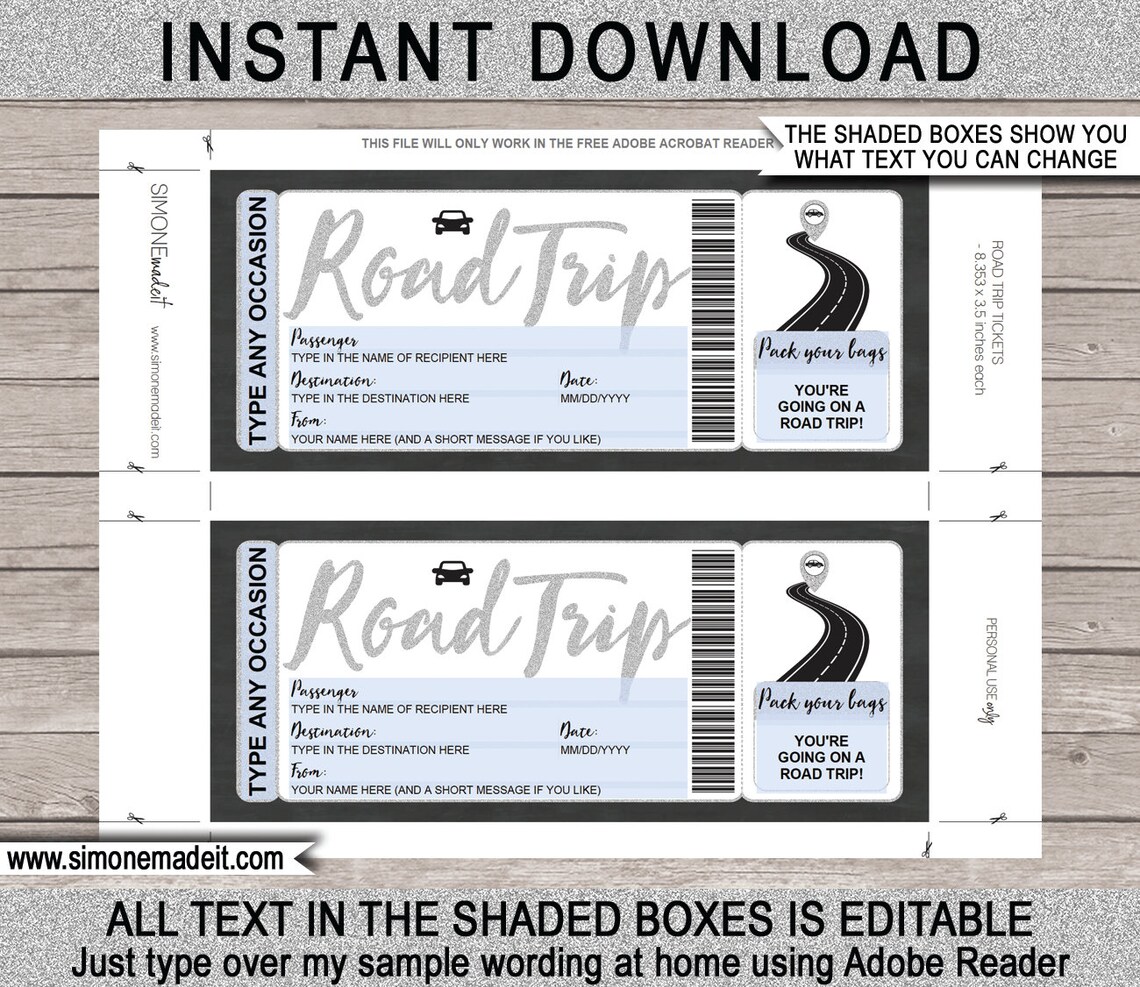 printable-road-trip-ticket-gift-surprise-car-trip-getaway-etsy