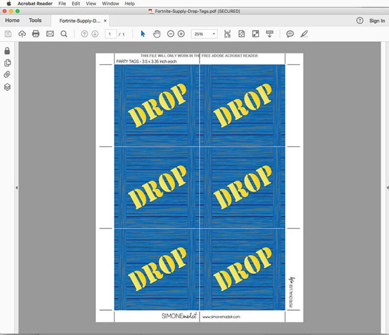 fortnite drop tag printable fortnite free v bucks generator - fortnite drop tag printable