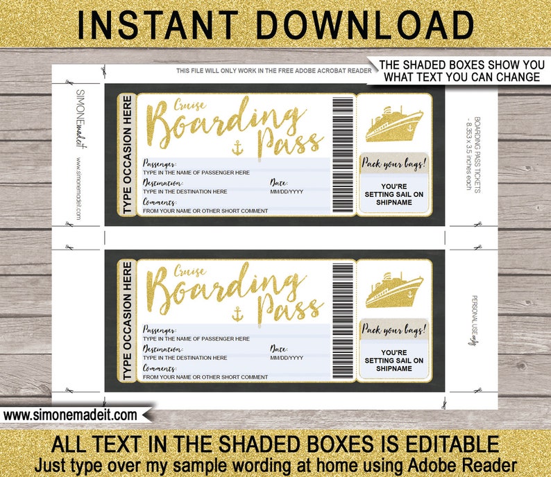 cruise-ticket-template-printable-gold-boarding-pass-gift-any-etsy