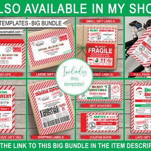 Santa Coupon Book Template - Printable Nice List Vouchers - Easy ...