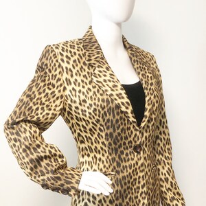 Vintage Cache Blazer Animal Print Jacket Leopard Print - Etsy