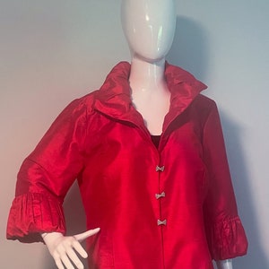 Red evening jacket best sale