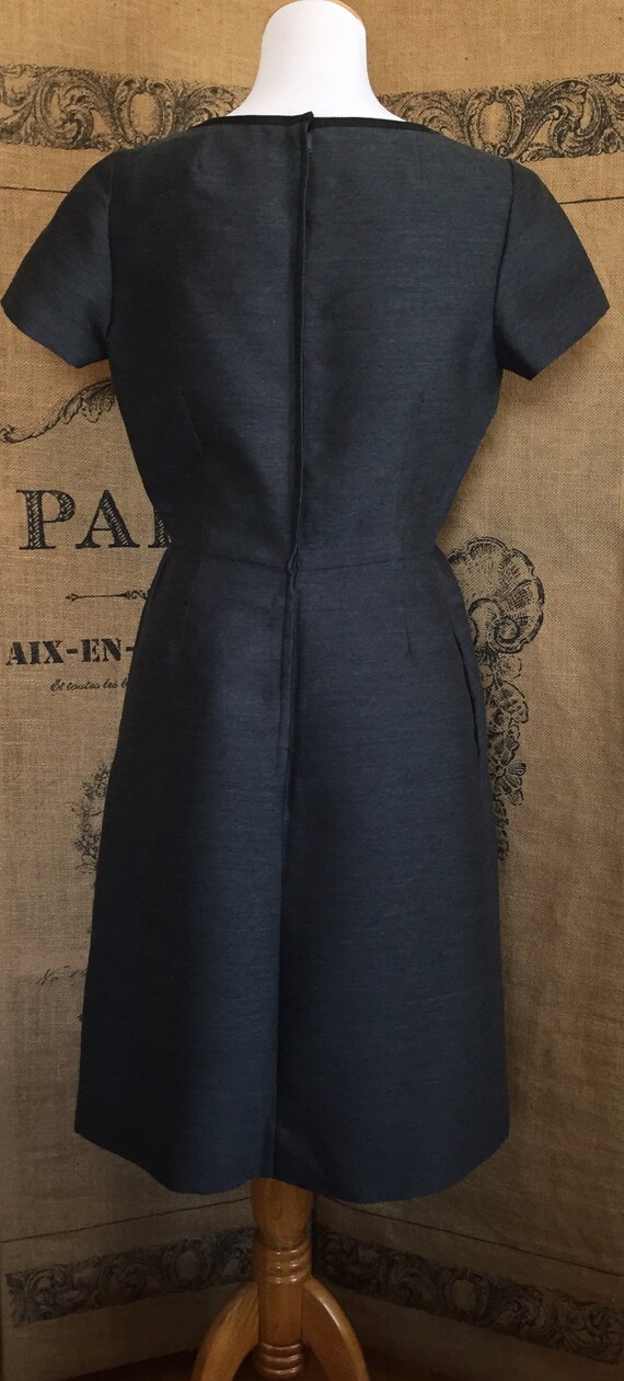 Vintage 50's gray dress suit, two piece, jacket, … - image 5