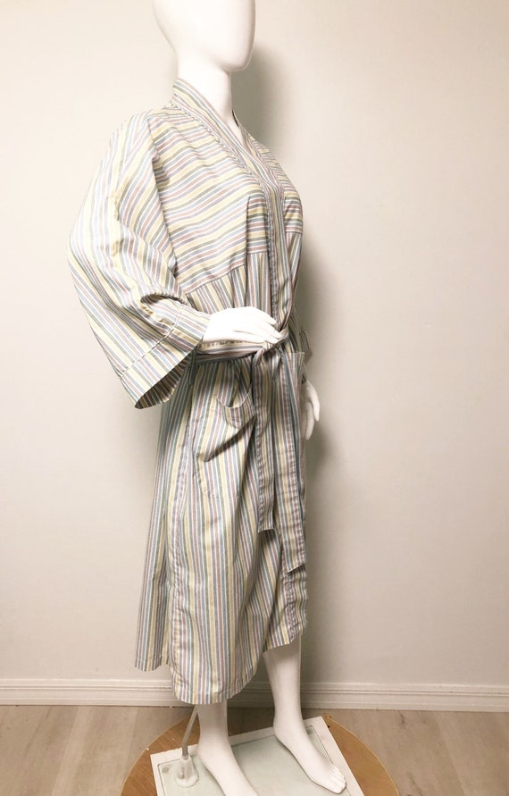 Vintage Bill Blass menswear robe, kimono style rob