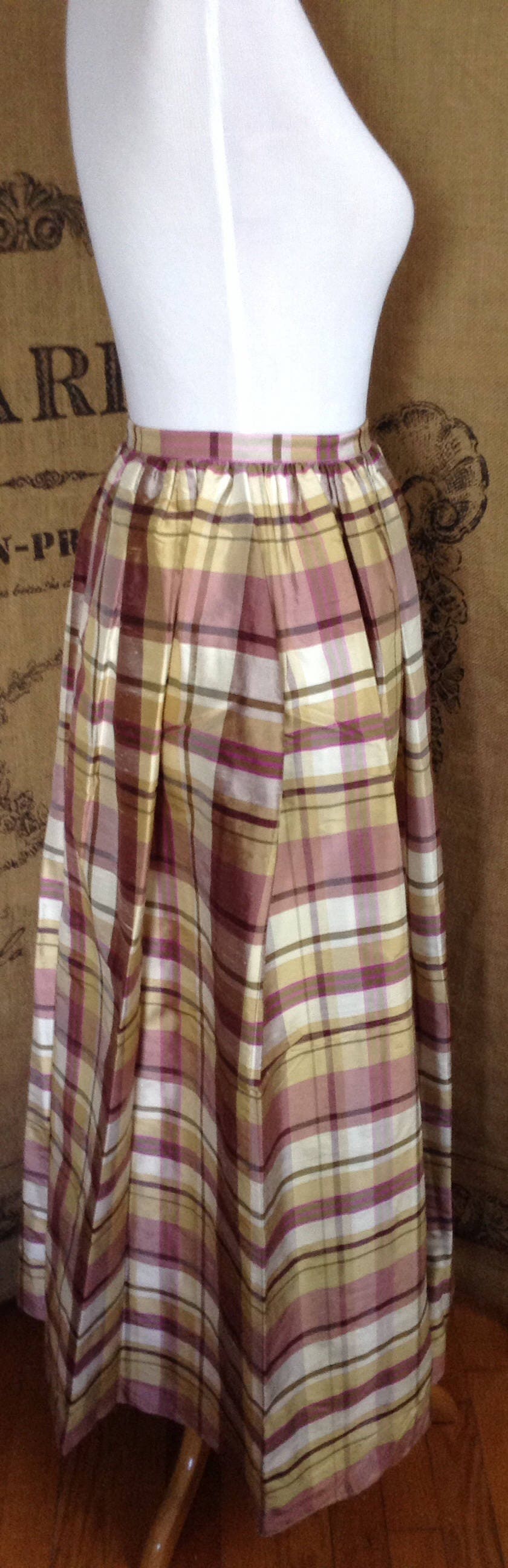 Vintage Laura Ashley Skirt Maxi Full Length Formal Pleated - Etsy