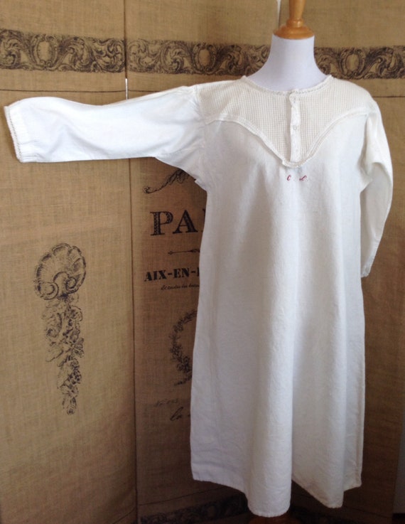 Muslin gown, nightgown, reenactment, sleepwear - image 5