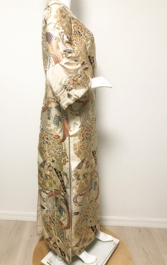 Vintage brocade, embroidered Chinese opera coat, … - image 4