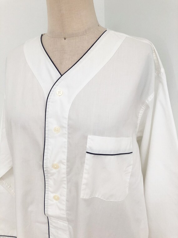 Vintage men's night shirt, Brooks Brothers, cotton