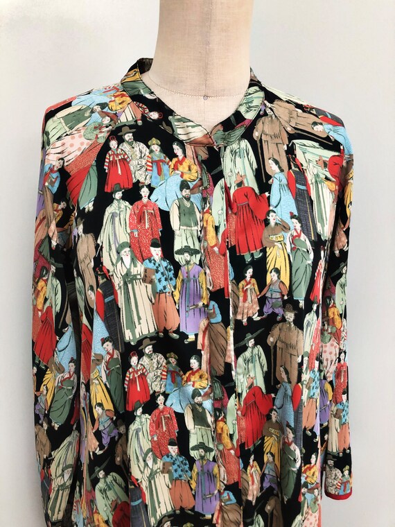 Vintage Natori robe, full length robe, silky robe,