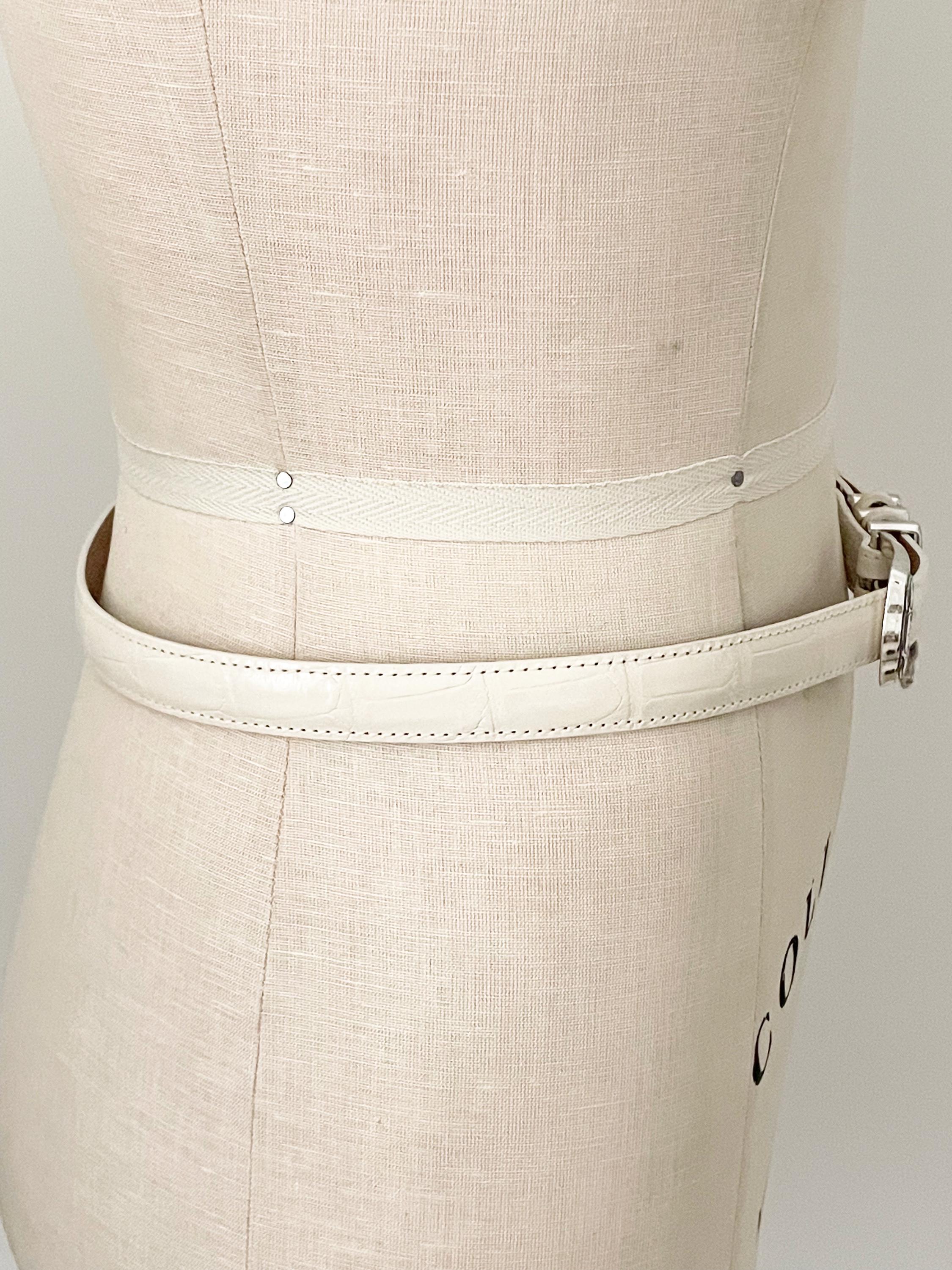 Vintage Brighton Leather Belt, Golf Charms Belt, Silver Tone 
