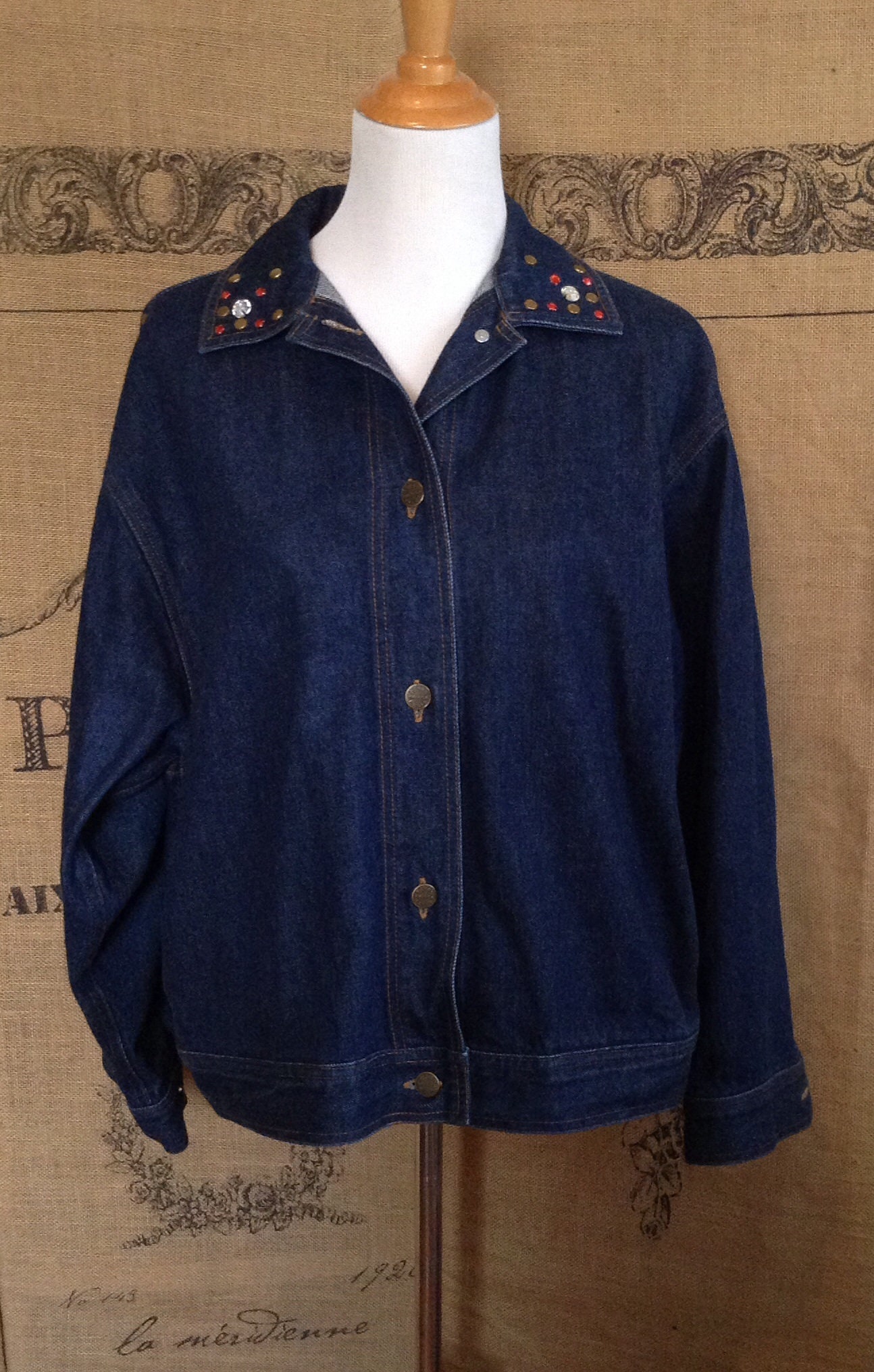 perry ellis denim jacket