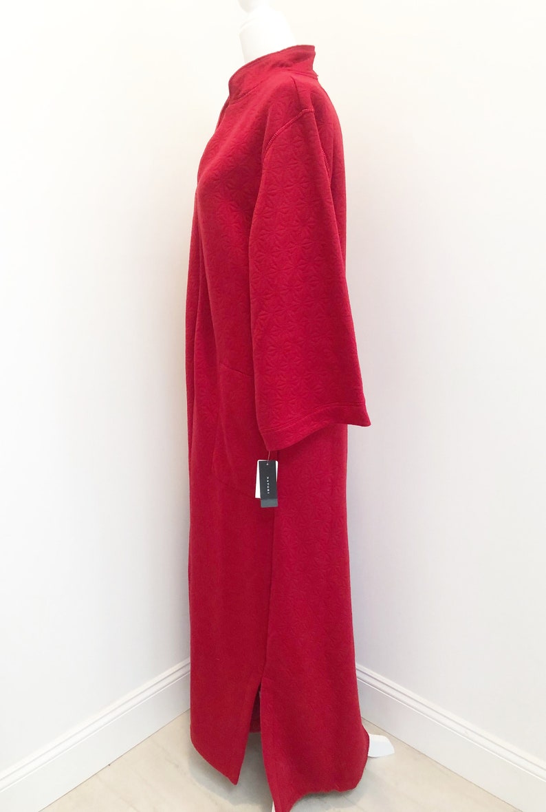 Vintage Natori Quilted Robe Red Quilted Robe Step in Robe Etsy