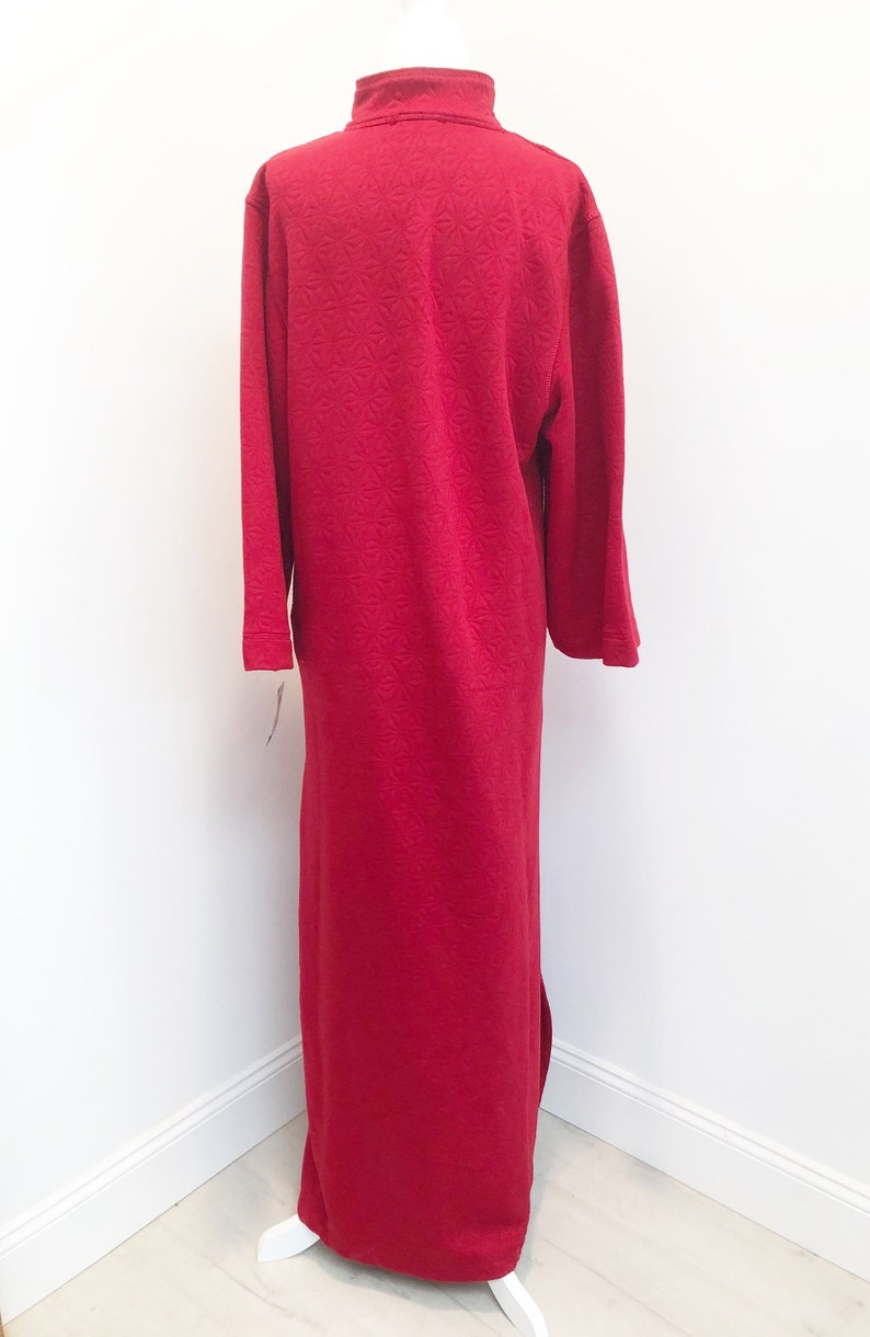 Vintage Natori Quilted Robe Red Quilted Robe Step in Robe Etsy