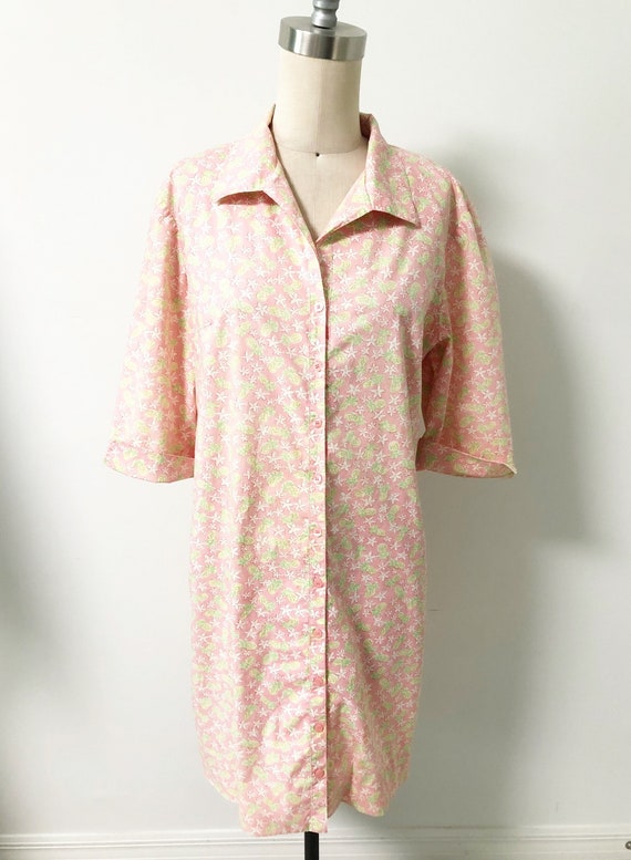 Vintage Lilly Pulitzer dress, button down dress, s