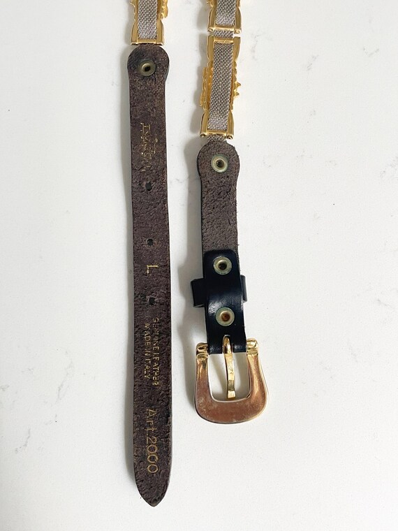 Vintage Twiggy Firenze Red Patent Leather Wide Belt Gold Buckle Vintage | Accessories | Vintage Red Patent Leather Wide  main image 4