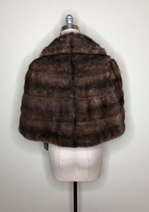 Mink fur stole, mink cape, genuine mink fur wrap,… - image 4