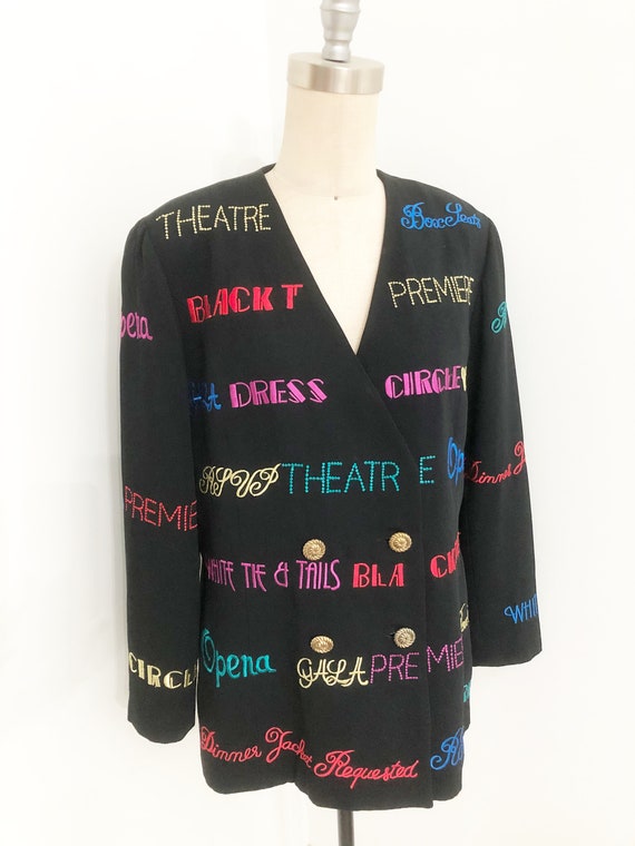 Vintage Anne Crimmins for Umi Collections black ja