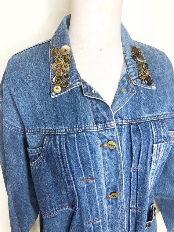 Vintage Sergio Valente, denim jacket, jean jacket,