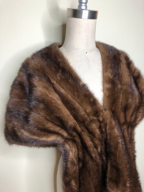 Mink fur stole, mink capelet, fur shrug, wedding f