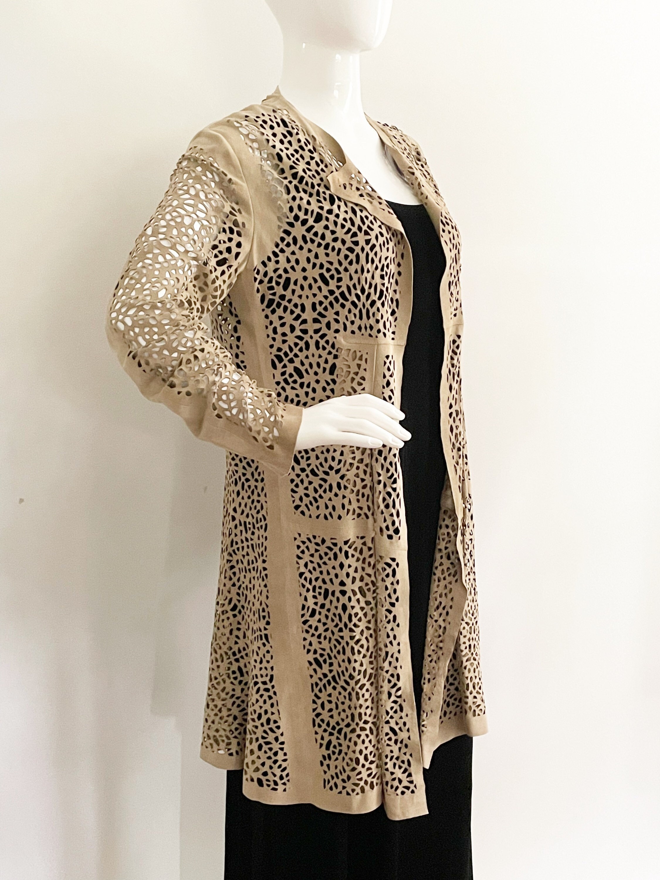 Luigi Borrelli Brown Linen Virgin Wool Coat | IsuiT