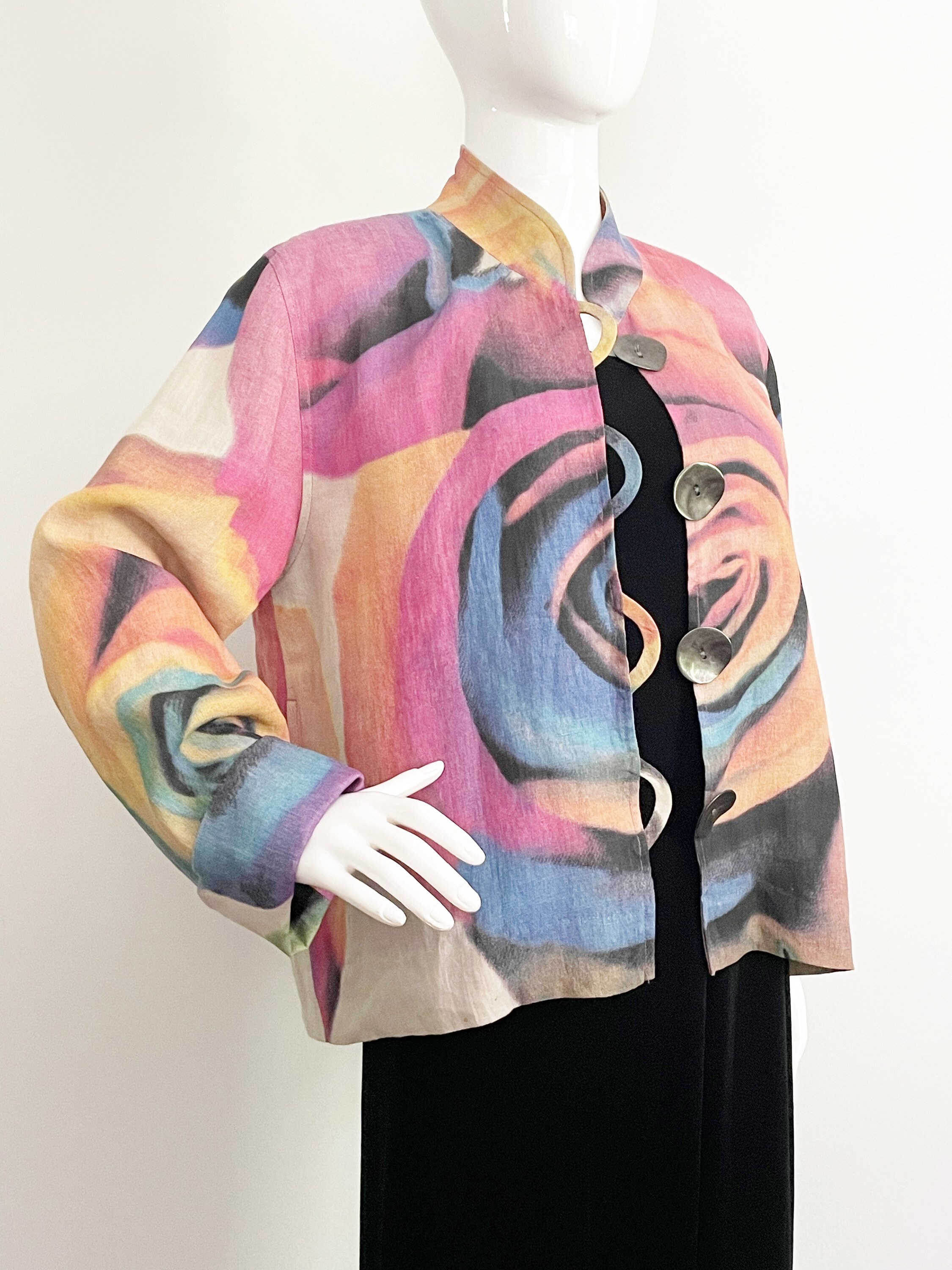 Caroline rose silk jackets sale