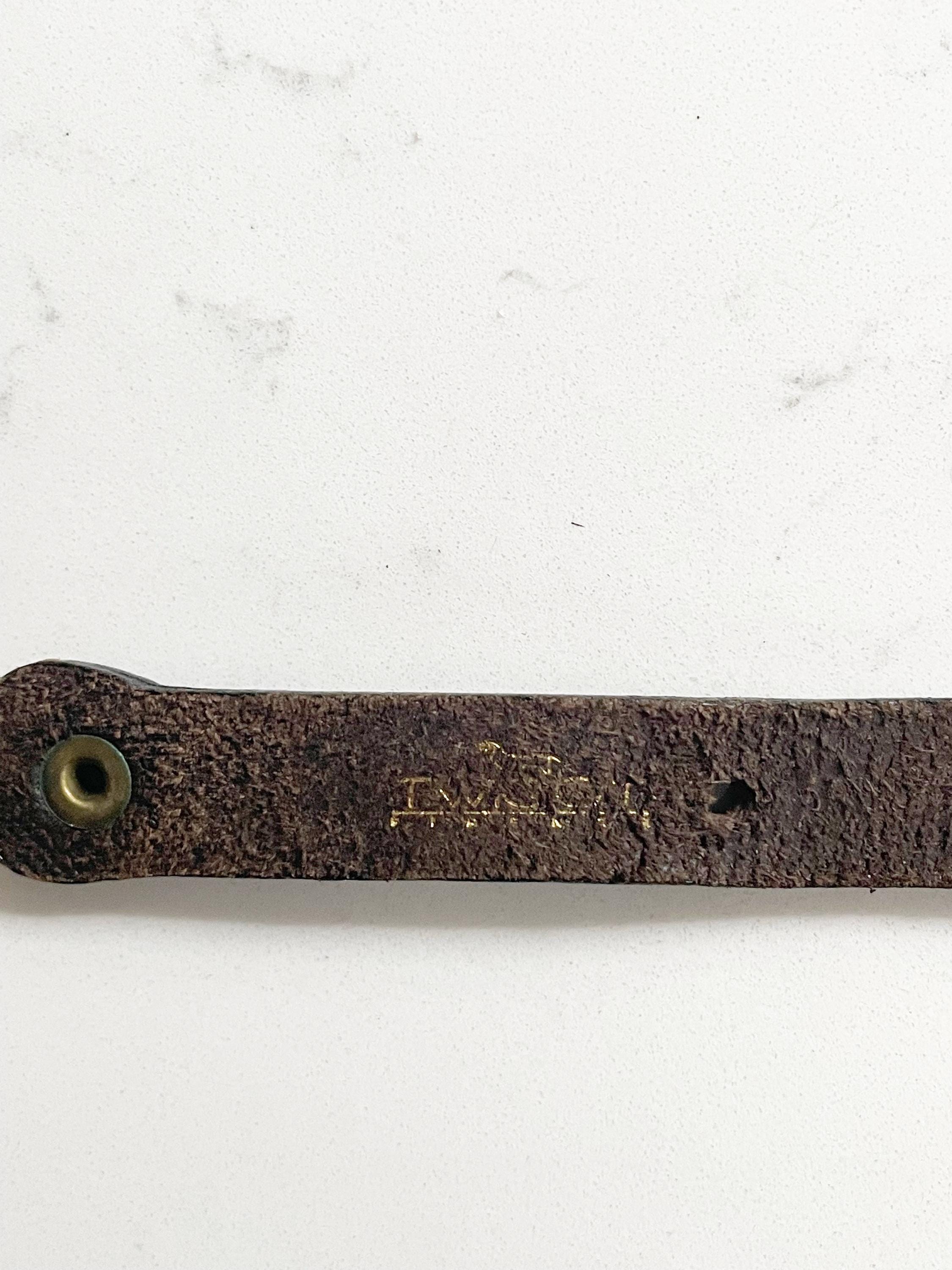 Vintage Twiggy Firenze Made in Italy, Metal and Leather 