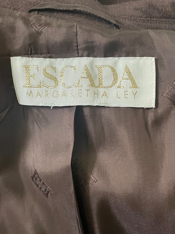 Vintage Escada Margaretha Ley, Long Line Jacket, Piacenza