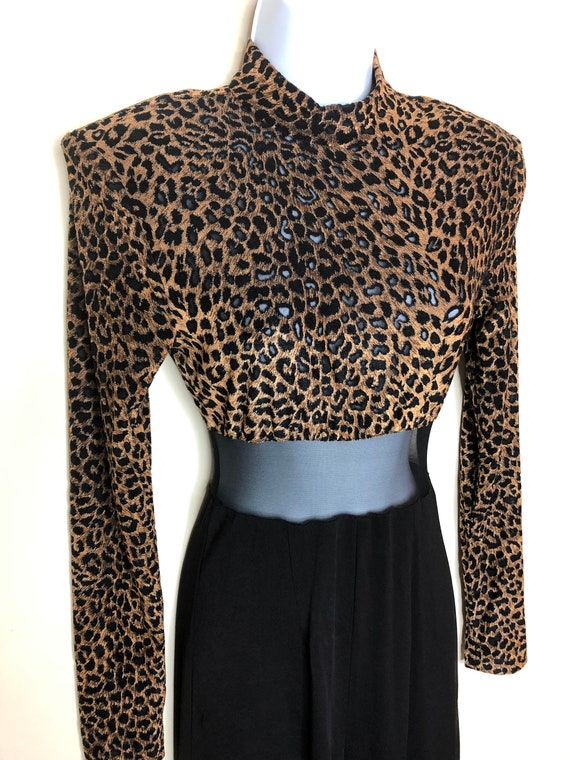 Cache, jumpsuit, animal print, illusion