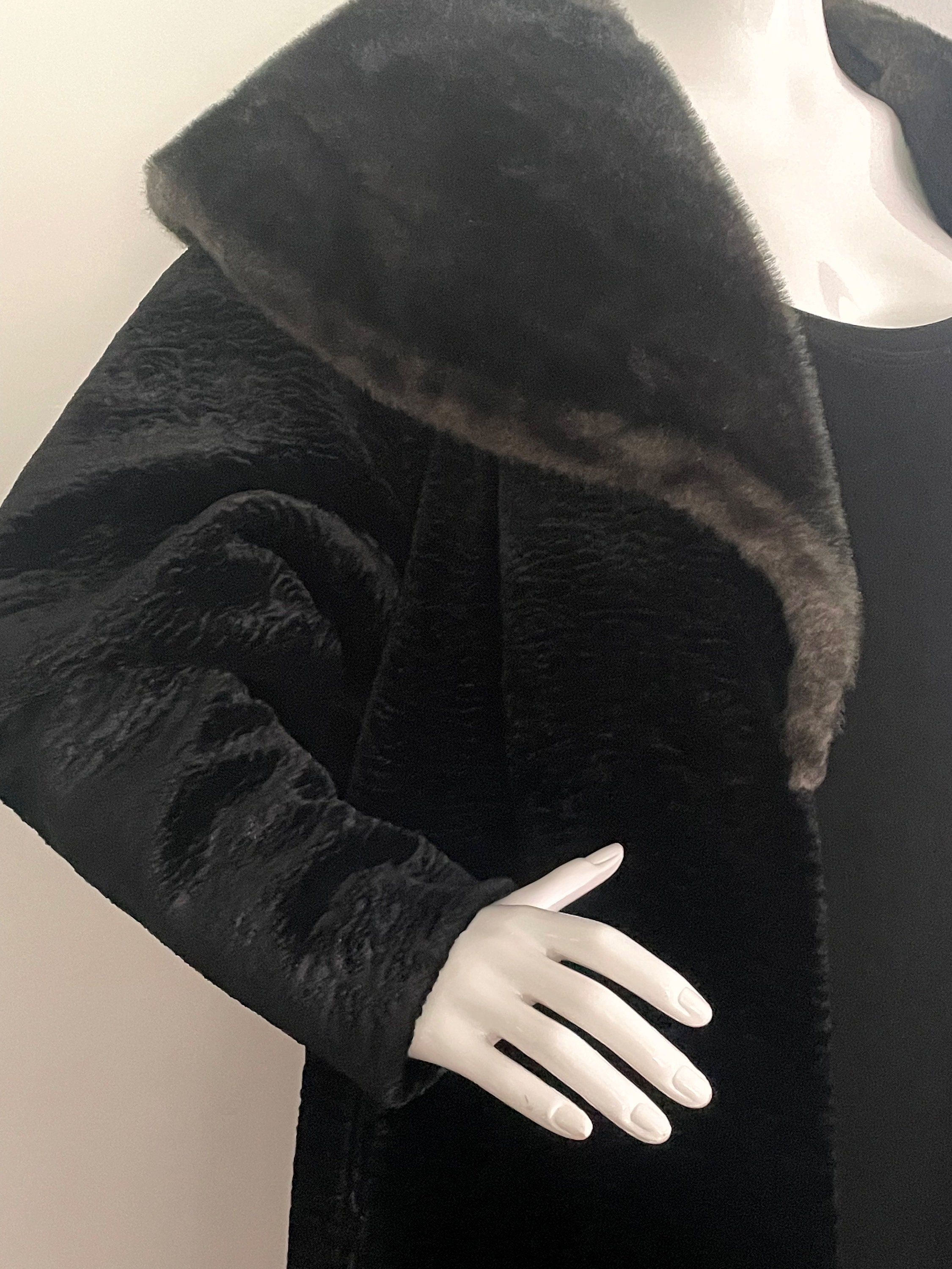 50〜60年代 ミンクショール ヴィンテージ ビンテージ フェイクファー ショール 60's 60年代 / ミンク 毛皮