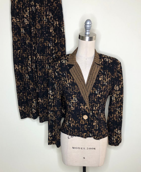 Carole Little petites, two piece set, jacket, culo