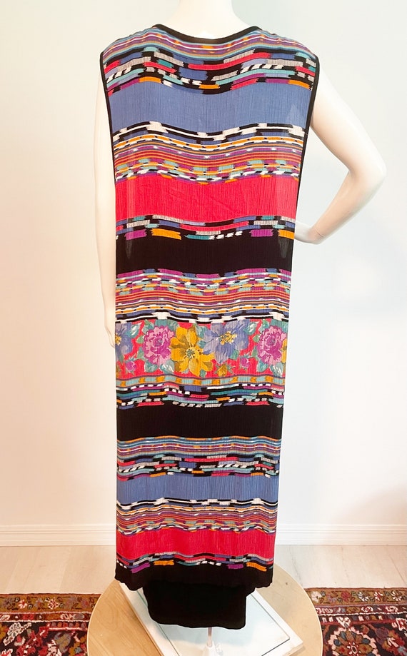 Vintage Sharon Anthony long vest, Southwest full … - image 4