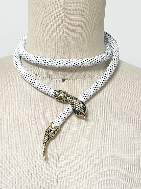 Vintage top snake belt