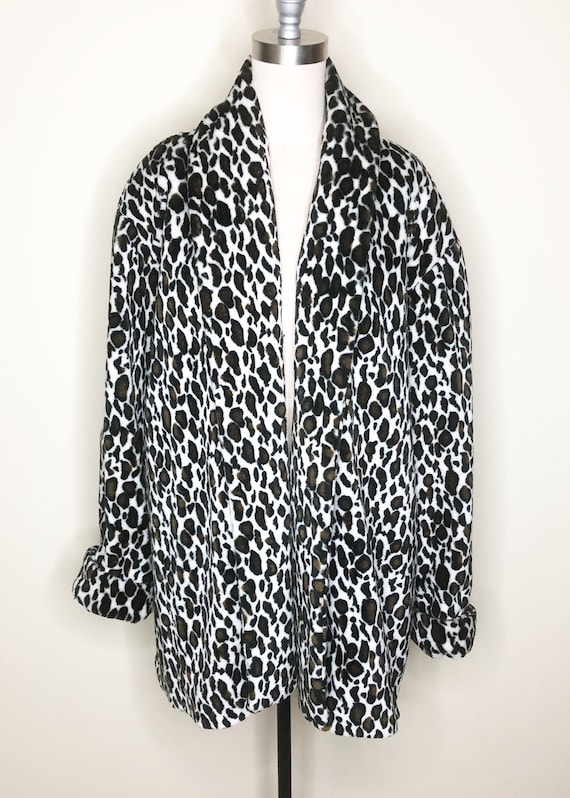 Leopard print, animal print jacket, faux leopard,
