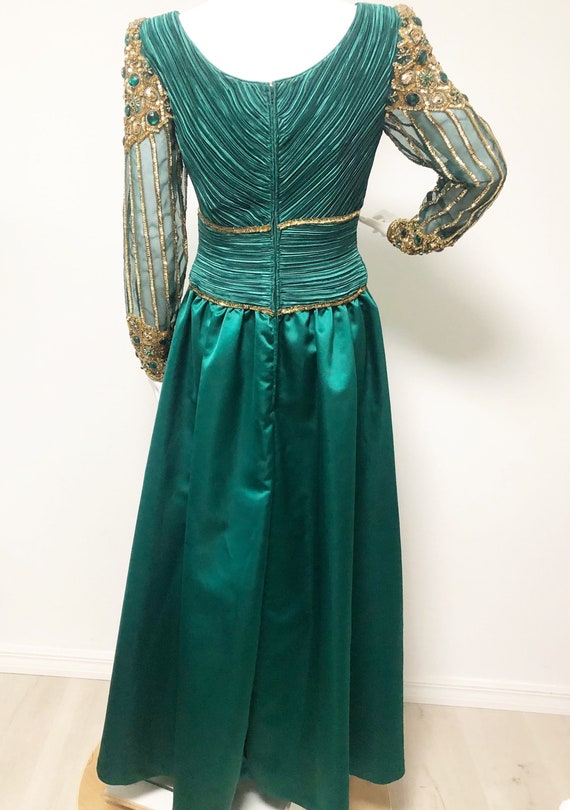 Vintage Lillie Rubin, George F. Couture, green go… - image 7