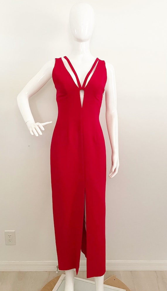 chinese dress ladies Miss Circle Women's Sacha Drop Waist Corset Puffy Mini Dress - Red
