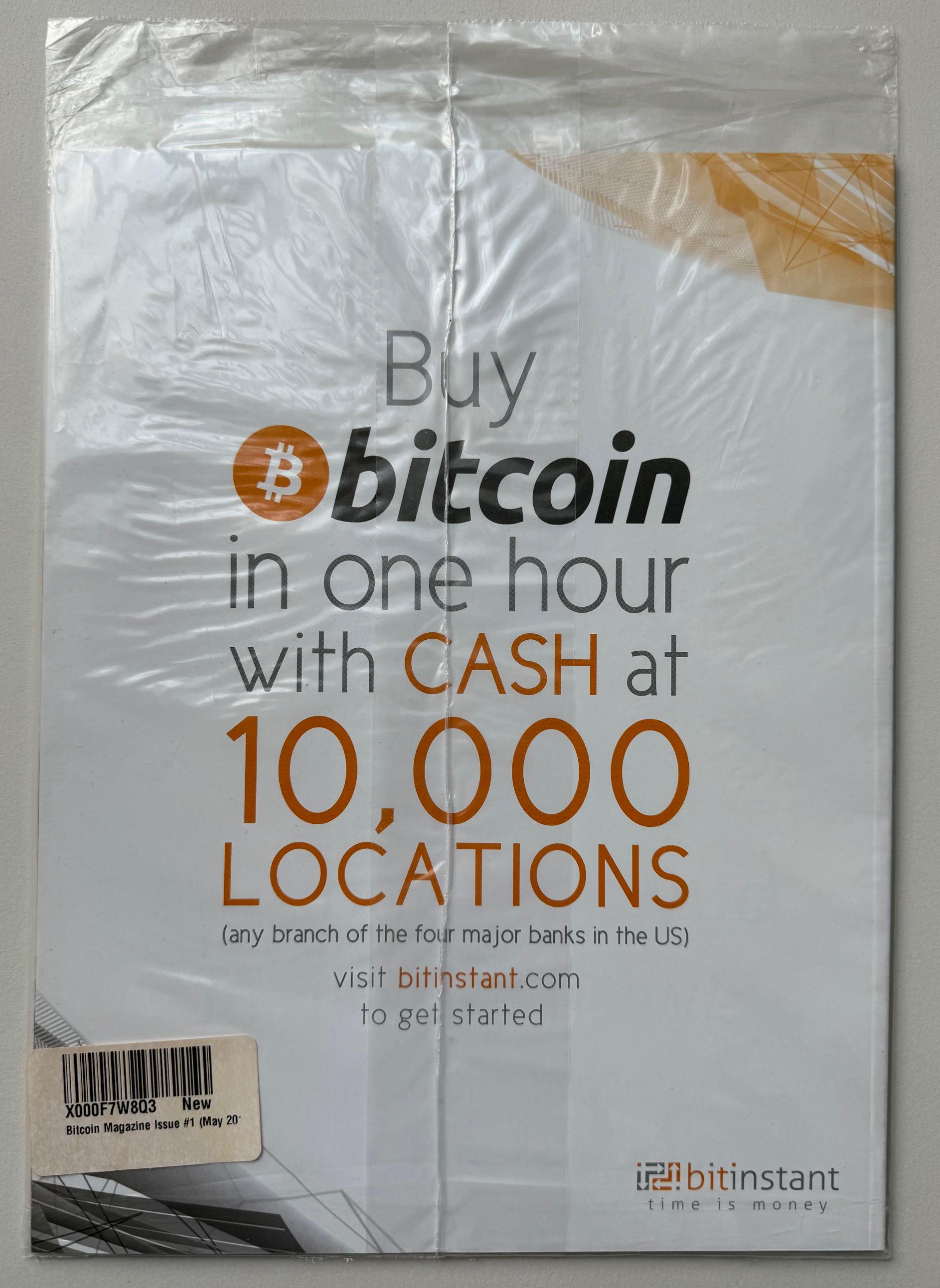 BITCOIN Magazine #1 RARE First Issue SEALED Still in Original Plastic;  Never Opened; Near-mint to Mint; May 2012 Crypto Investment Vintage - Etsy  UK