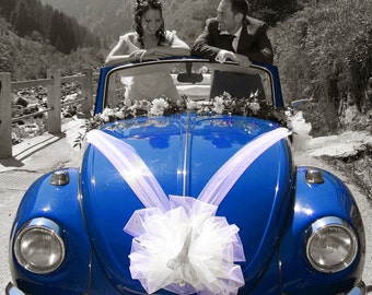 Wedding Car Decoration Bow & Ribbons Tulle