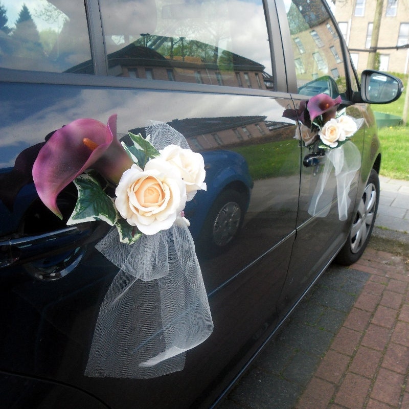 Wedding Car Decorations - Etsy