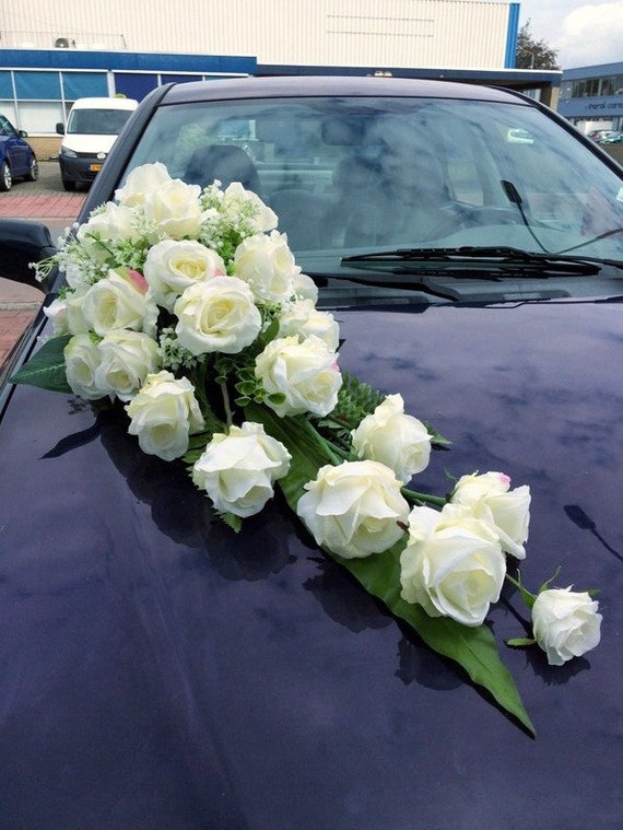 Wedding Prom Homecoming Car Decoration Long Cascading Bouquet of