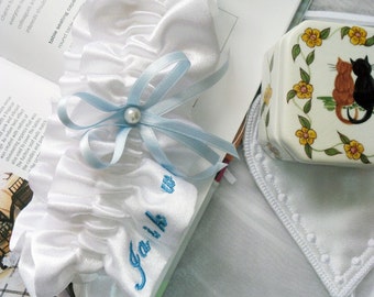 Yes I Do Embroidered Bridal Garter