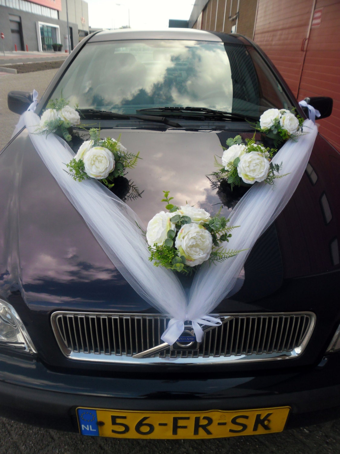 Wedding Car Decoration Boquet of Peonies 