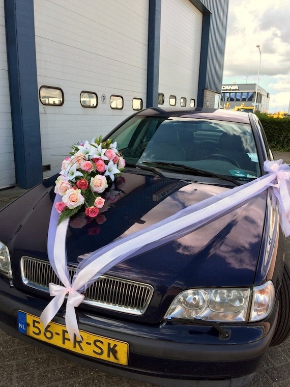 2  LISTONES Wedding Car Decorations Thick Ribbon Silk Chiffon Satin Ribbon  $18.73 - PicClick AU