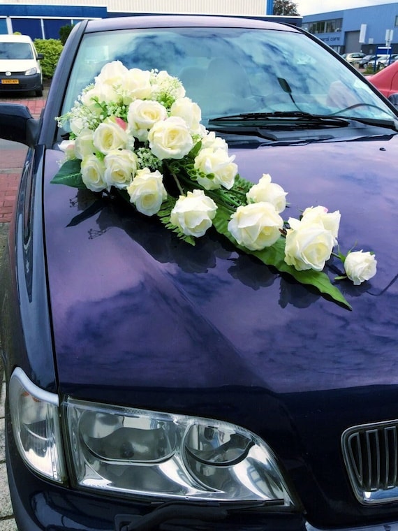 Wedding Prom Homecoming Car Decoration Long Cascading Bouquet of