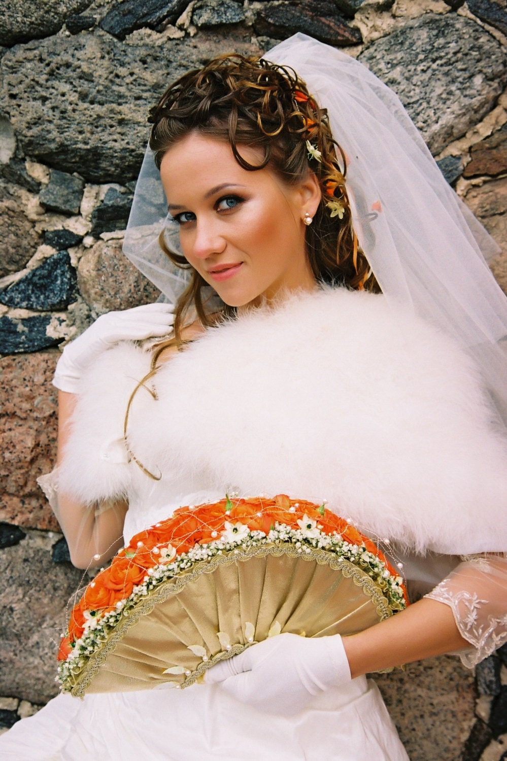 Scialle Coprispalle Elegante Con Pizzo - Mantello Donna Per Cerimonie E Feste - Foto 6