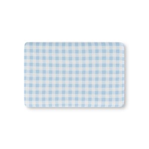 Baby Blue Gingham Baby Fitted Crib Sheet