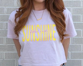 Filled with Sunshine Crop Top | The Ashen Series | Road of Bones