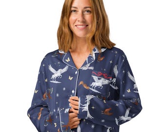 The Ashen Series Long Sleeve Pajama Top | Road of Bones