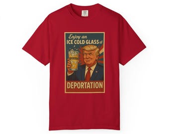 Donald Trump 'Ice Cold Deportation' Graphic T-Shirt